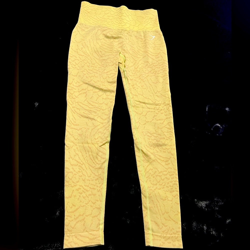 Electric yellow adapt Gymshark legging